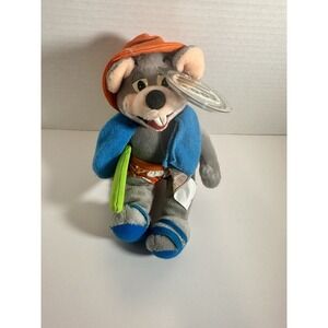 Vintage Chuck E Cheese 2002 Limited Edition Surfer Chuck E 11" Plush Mouse Doll